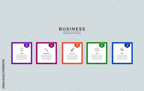 infographic vector design template