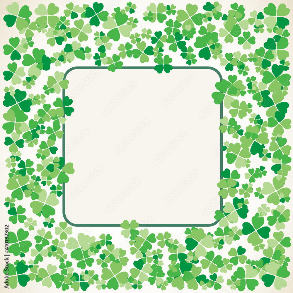 Saint Patrick's Day frame background Saint Patrick's Day frame background
