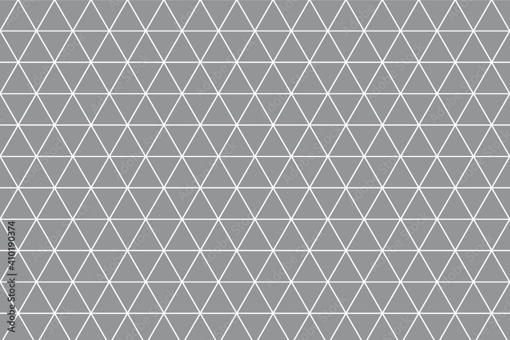 Patrón de triángulos en gris y blanco pantone 2021