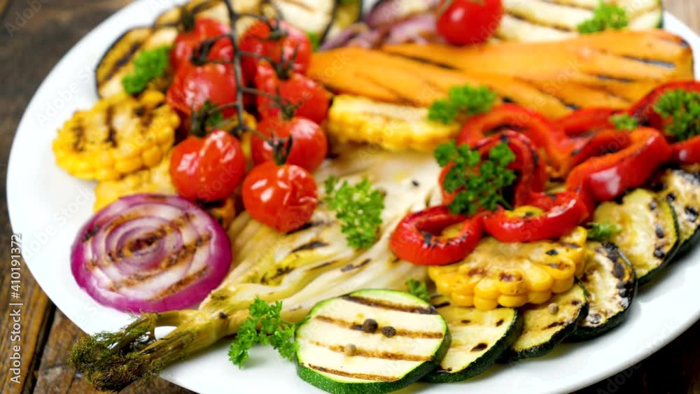 fried vegetable barbecue fried vegetable barbecue