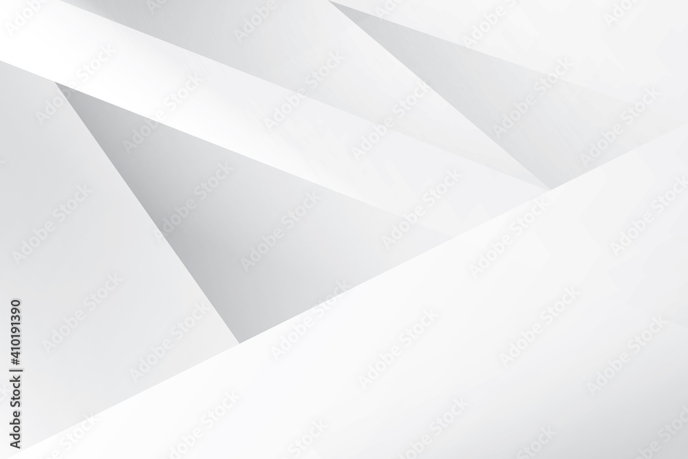 Obraz premium Abstract geometric white and gray color background. Vector illustration.