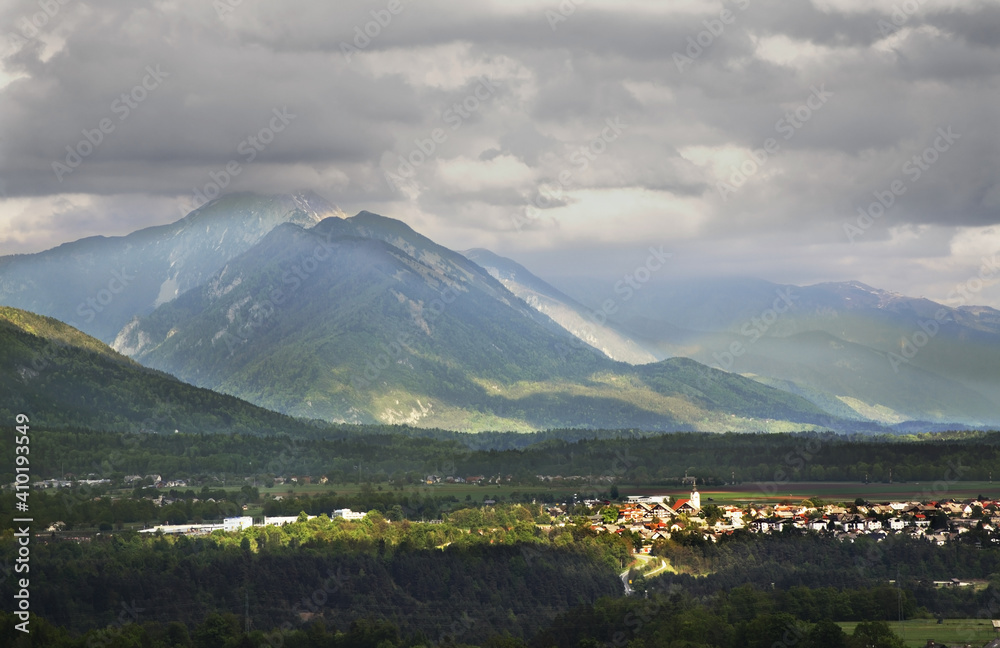 Landscape near Bled. Slovenia