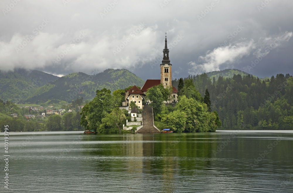View of Lake Bled. Slovenia