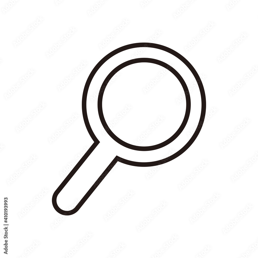 Magnifying glass graphic icon design template isolated Magnifying glass graphic icon design template isolated