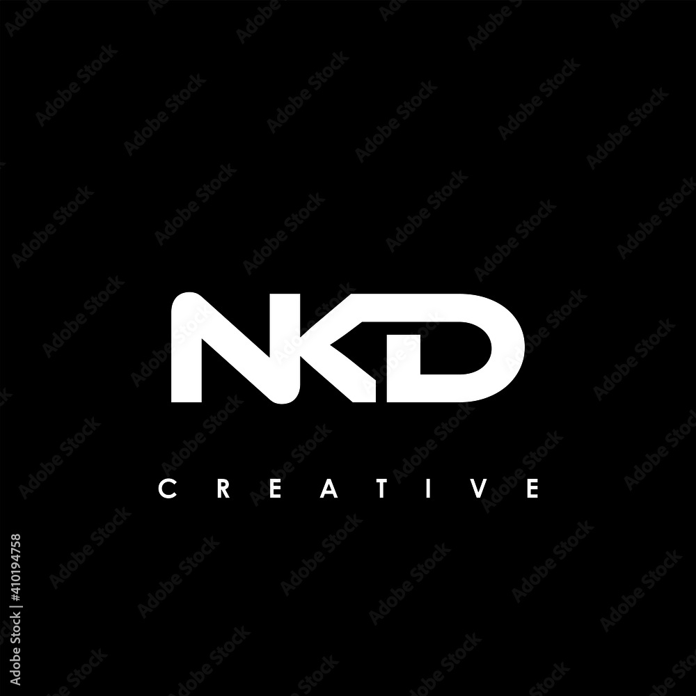 NKD Letter Initial Logo Design Template Vector Illustration NKD Letter Initial Logo Design Template Vector Illustration