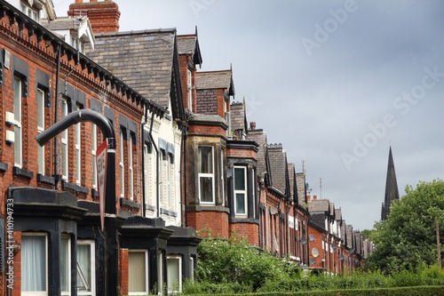 Leeds terraced house street photo