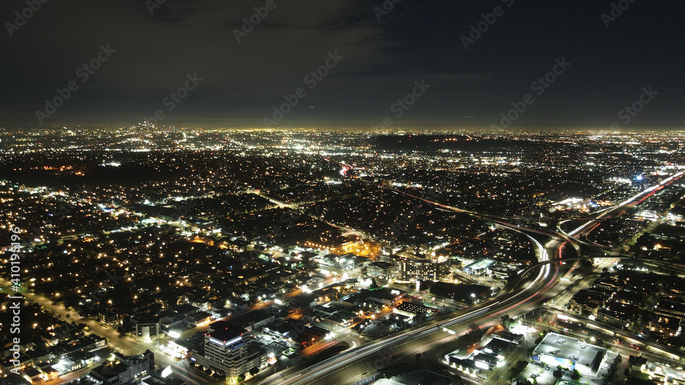 Naklejka premium view at night