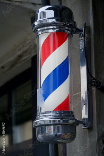 Barber shop sign.
