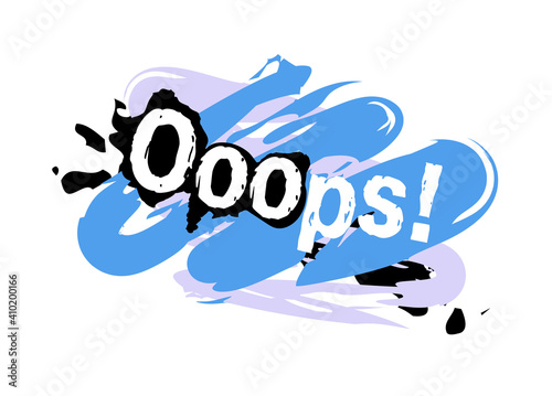 Speech Bubble, paint design vector illustration