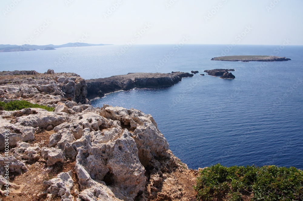 Beautiful landscape of the island of Menorca