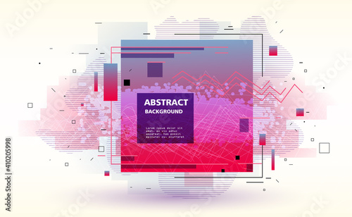 Vector, abstract geometric background