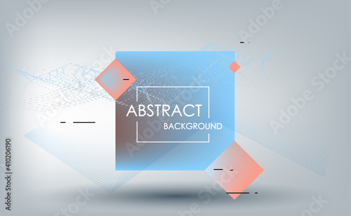 Vector, abstract geometric background