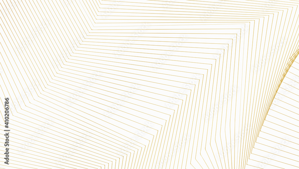 White background with gold line design White background with gold line design