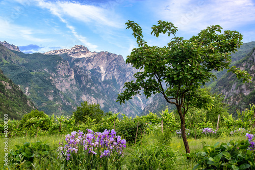 Albanian Alps Landscape View