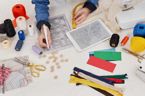 Fashion atelier worktable
