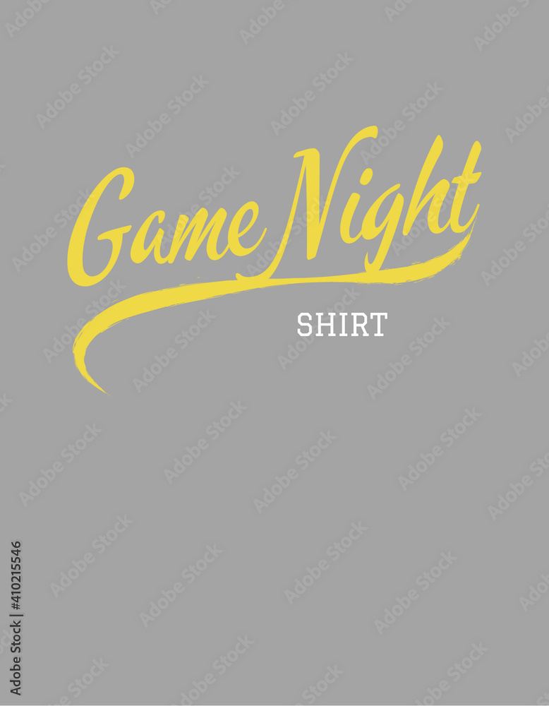 Game Night Shirt Text