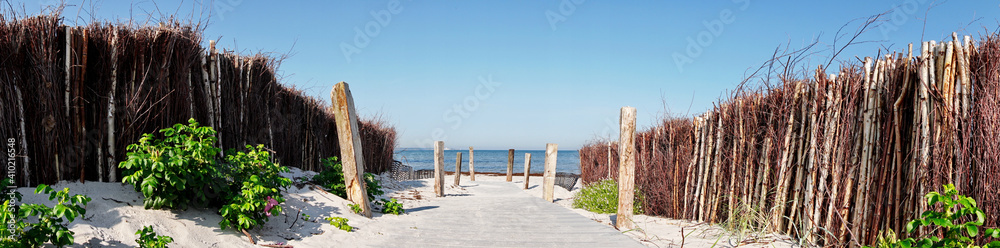 Baltic Sea Beach Coast Line - Dune Path