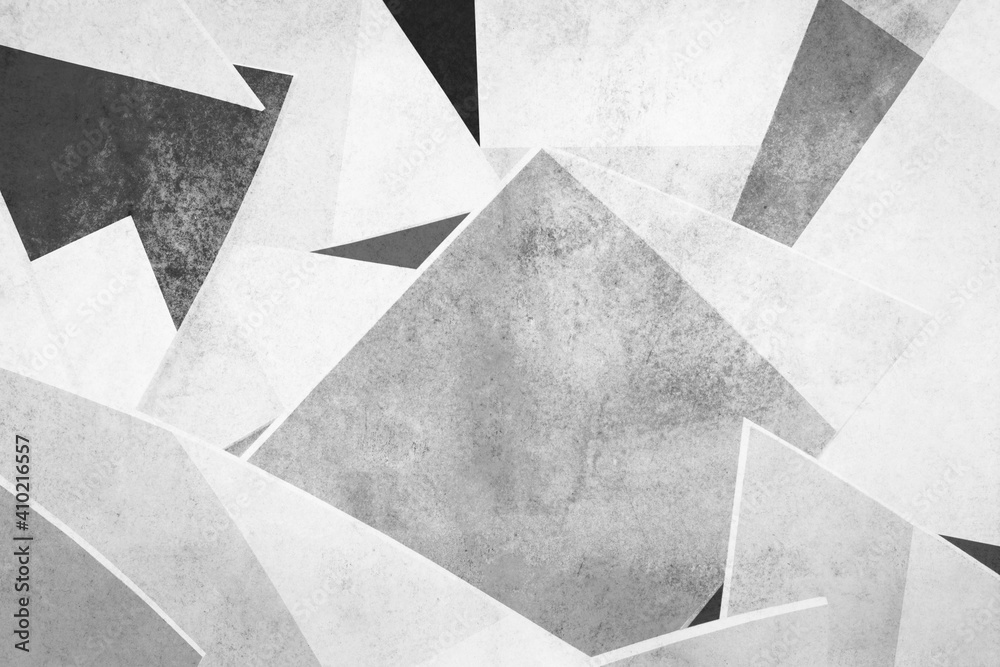 Abstract composition with geometric shapes, grunge background Abstract composition with geometric shapes, grunge background