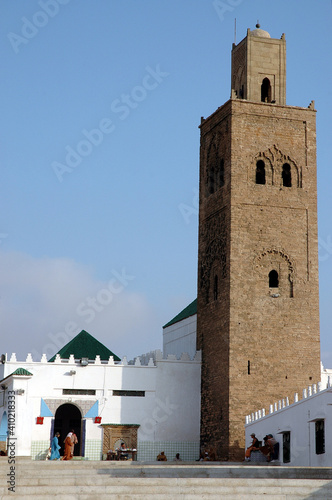 Old portuguese architecture in El Jadida (Mazagan) in Morocco photo