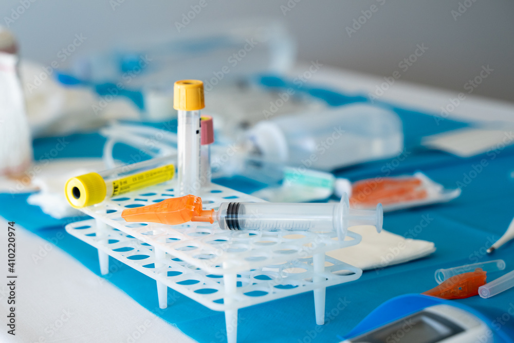 laboratory sample tubes for the covid vaccine
