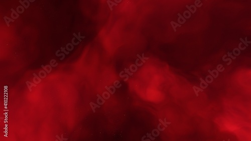 nebula gas cloud in deep outer space, science fiction illustrarion, colorful space background with stars