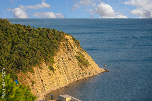 Evening view of the Novorossiysk Bay 