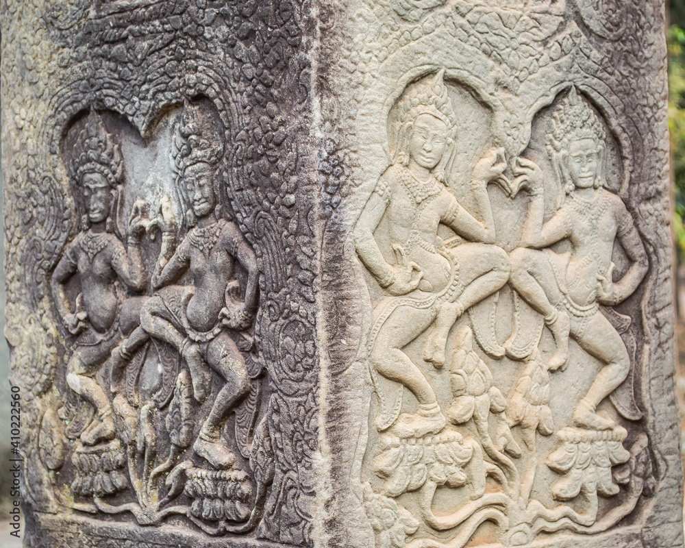 Cambodia, an abandoned city in the jungle of Angkor Wat. Cambodia, an abandoned city in the jungle of Angkor Wat.