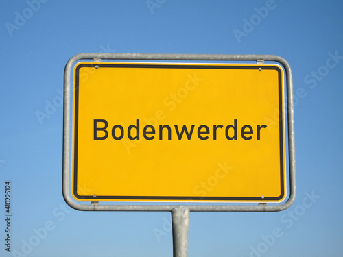 Ortsschild Bodenwerder photo