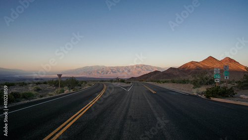Death Valley cross road