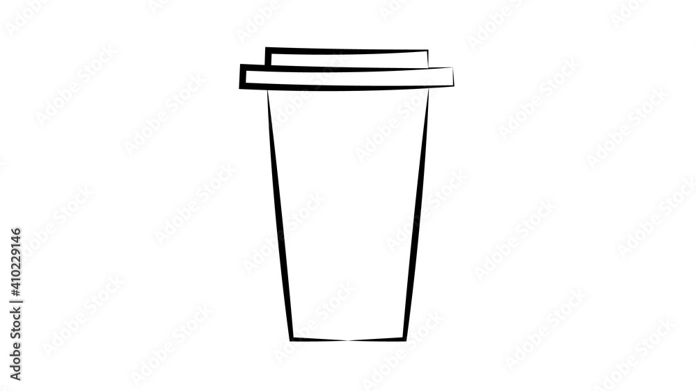 ice cream sweet, milk in a cup, on a white background, illustration. dessert in a glass with a spoon, for children and adults. pencil drawing style illustration ice cream sweet, milk in a cup, on a white background, illustration. dessert in a glass with a spoon, for children and adults. pencil drawing style illustration