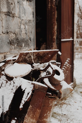 old rusty door