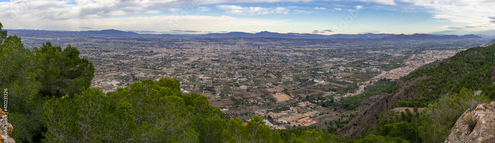 Panoramic view of the city of Murcia