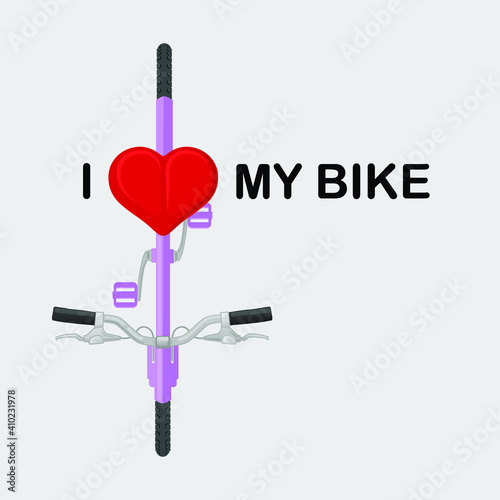 yo amo mucho mi bicicleta