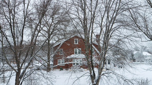 house in the snow © Akshay
