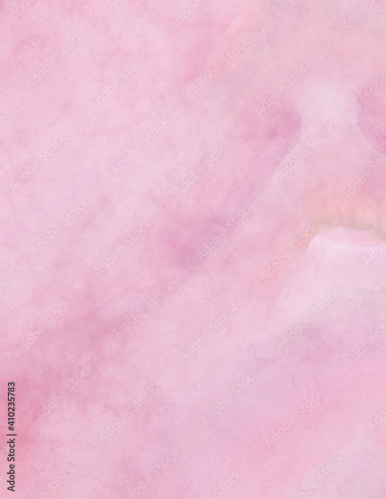 Fototapeta premium Watercolor abstract painting with pastel colors. Soft color painted illustration of calming composition for poster, wall art, banner, card, book cover or packaging. Modern brush strokes painting.
