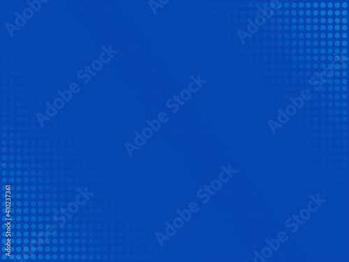 Abstract technology with blue dots pattern on gradients blue background. vector illustration, circle elements, backdrop or wallpaper