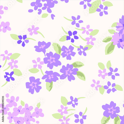 Floral seamless pattern. Hand drawn. For textile  wallpapers  print  wrapping paper. Vector stock illustration.