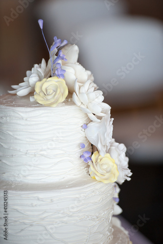 Beautiful Colorful Sweet Wedding Cake Cupcake Decor Closeup Image at Event Space