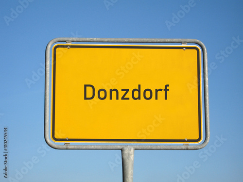 Ortsschild Donzdorf photo