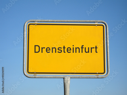 Ortsschild Drensteinfurt photo