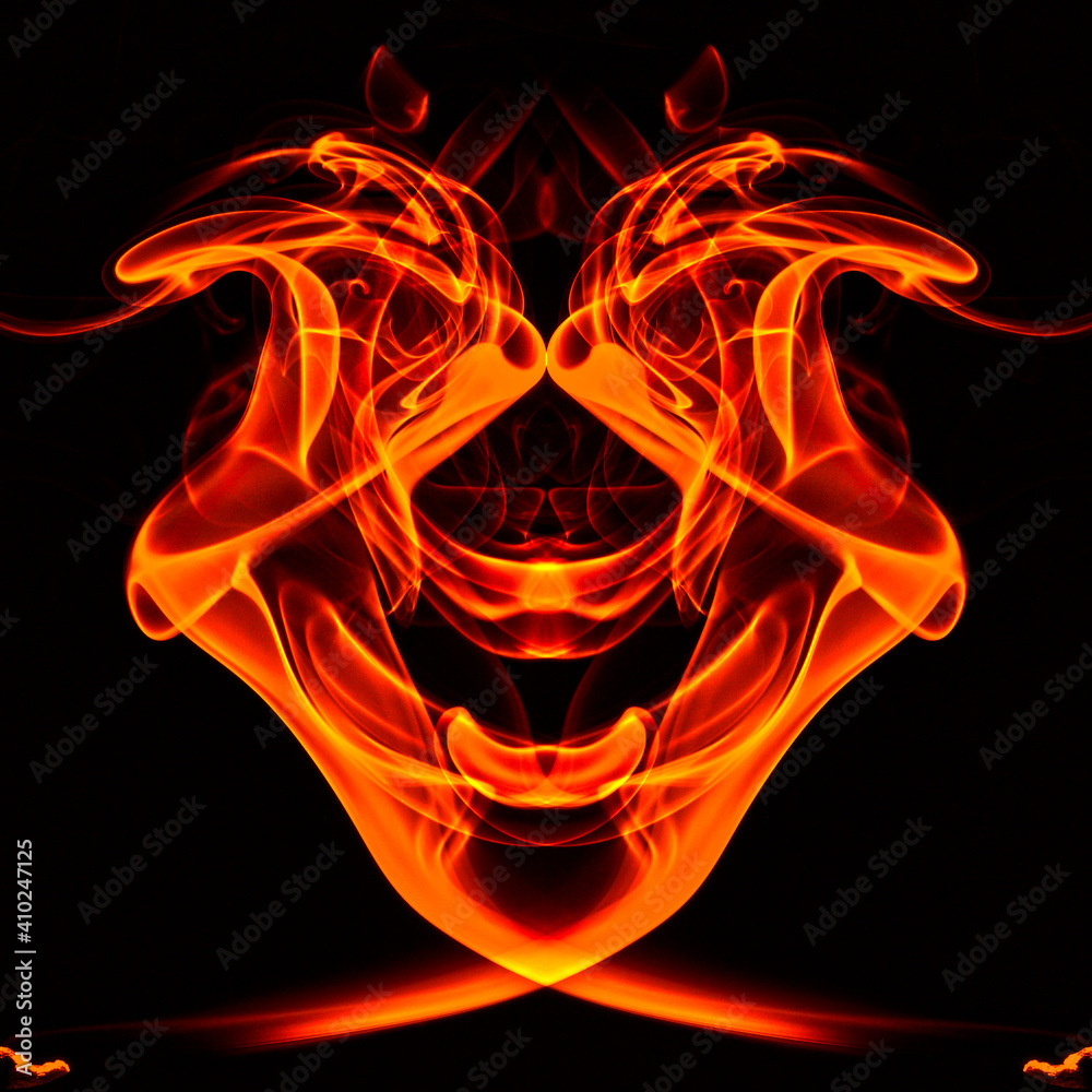 A red smoke photo where you can let your imagination go and discover what you see in it A red smoke photo where you can let your imagination go and discover what you see in it