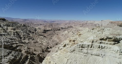 Aerial photography of Zanda soil forest natural scenery. Zadar County, Tibet