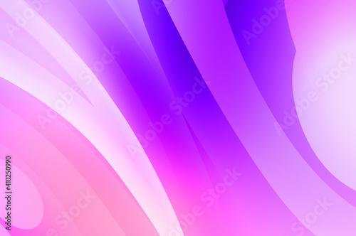 Abstract background with colorful gradient. Vibrant graphic wallpaper with stripes design. Fluid 2D illustration of modern movement.