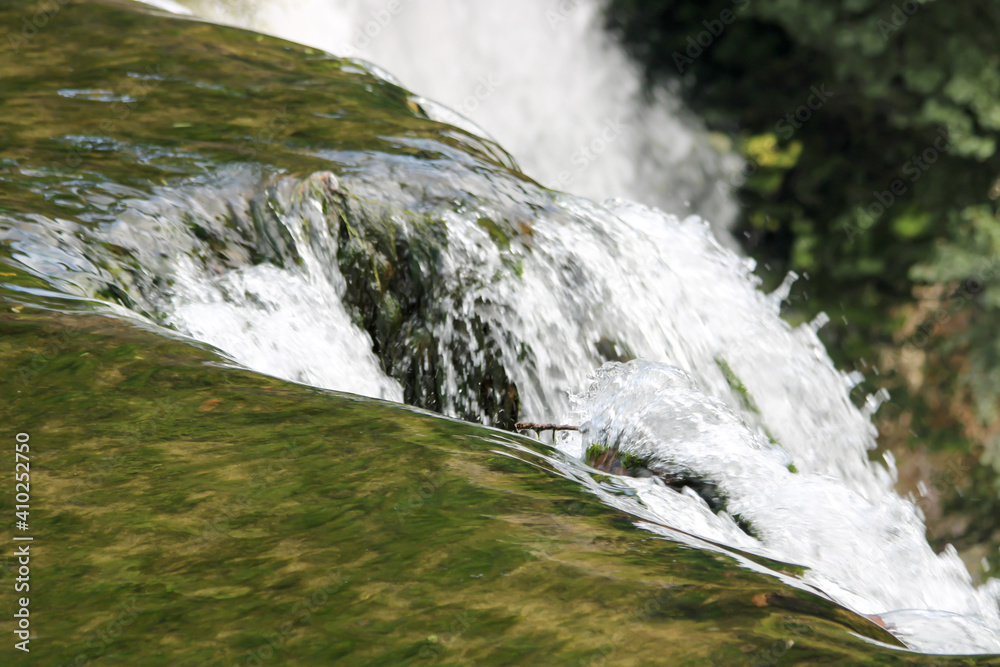 Fototapeta premium beautiful waterfall on a very beautiful river