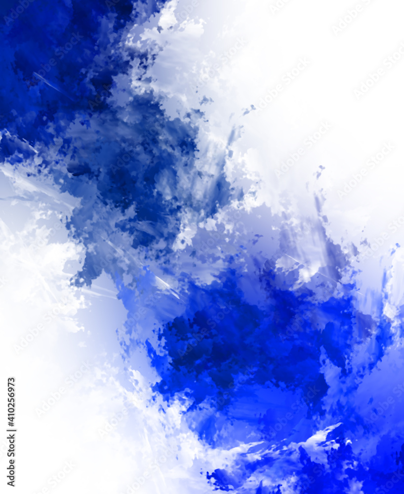 Brushed Painted Abstract Background. Brush stroked painting. Strokes of paint. 2D Illustration.