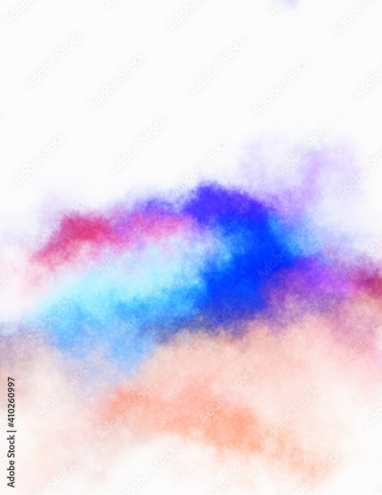 Fototapeta premium Watercolor painted background. Abstract Illustration wallpaper. Brush stroked painting. 2D Illustration.