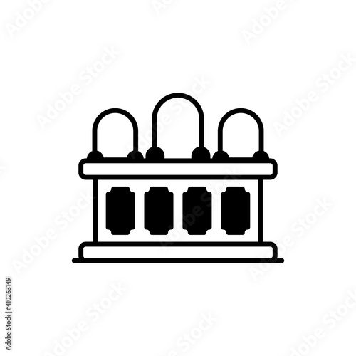 Jury vector icon style illustration. EPS 10 file