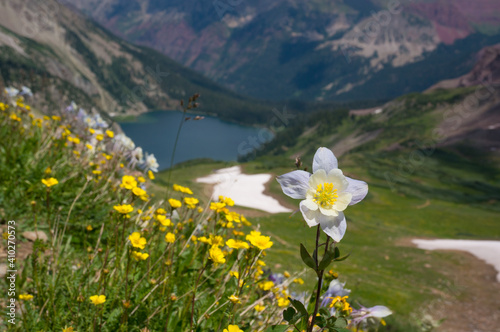Snowmass Lake in Summer