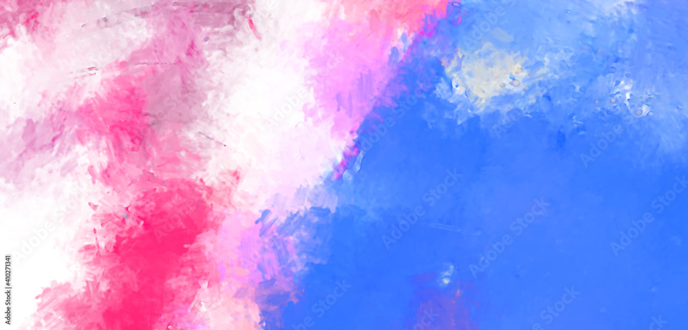 Fototapeta premium Brushed Painted Abstract Background. Brush stroked painting. Strokes of paint. 2D Illustration.