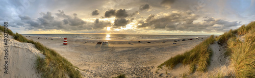 Strandpanorama in Dänemark

